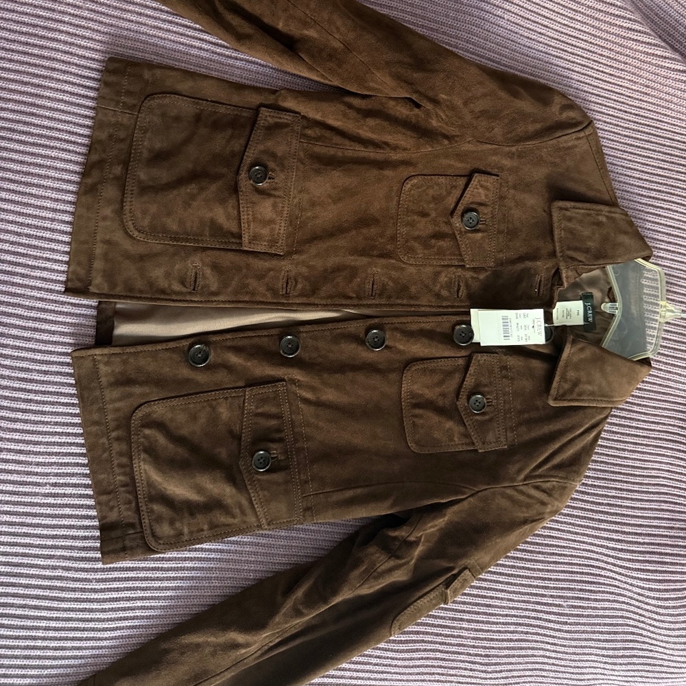 J Crew Suede Jacket NWT